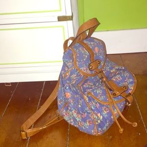 Floral drawstring backpack 💐💐
